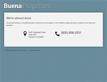 Tablet Screenshot of buenaproperties.com
